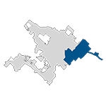 small council districts locator map