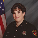 Tracy Sheets, seen here in 1998, worked with the College Station Police Department for 17 years