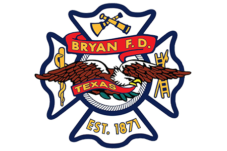 Bryan Fire Department Patch Texas TX v2