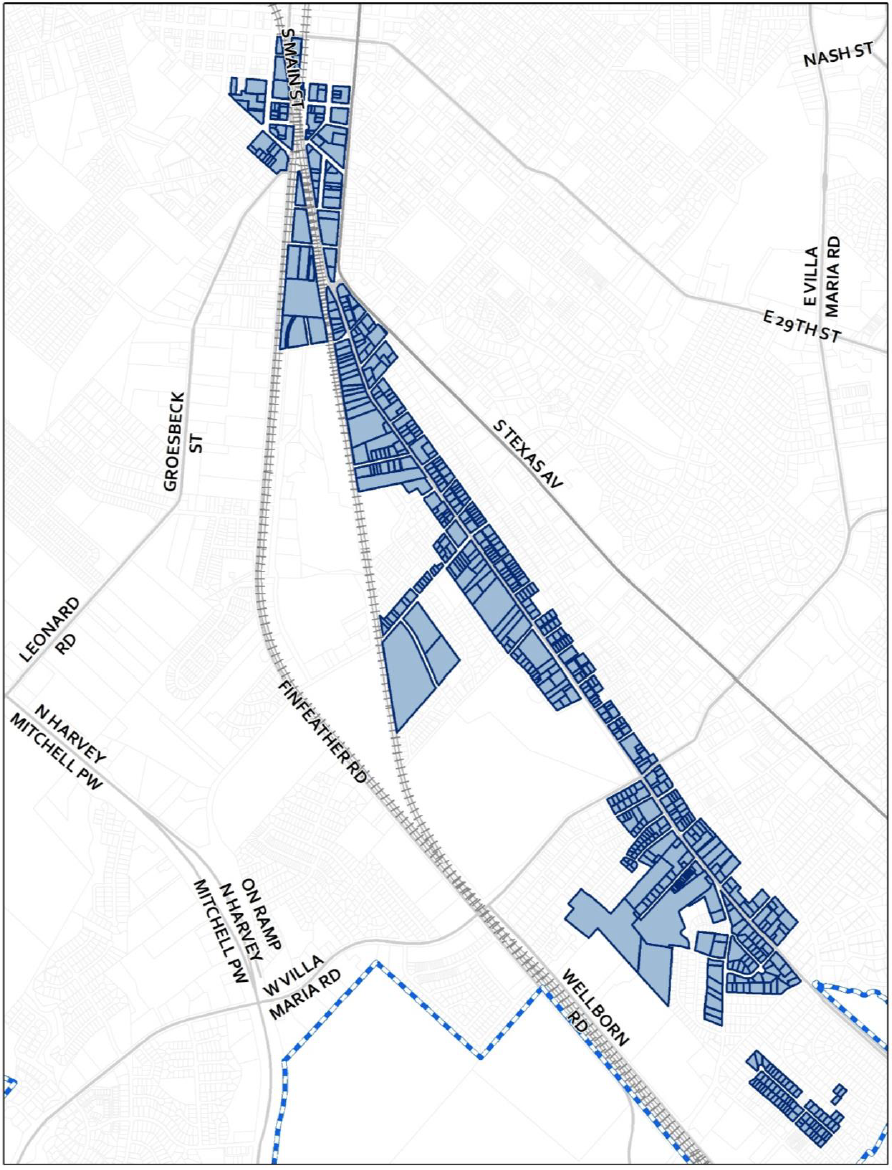 Midtown Corridor District map