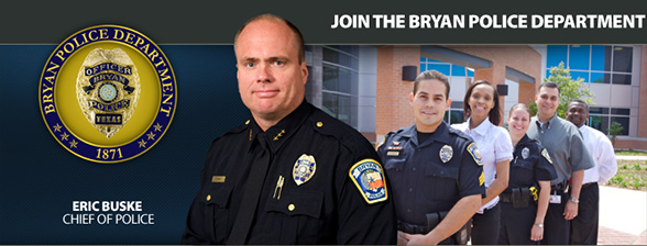 Join the Bryan Police Department